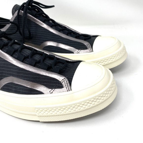 💖MEGA SALE💖Converse Women 170768C CHUCK 70 TAPE SEAM OX Black Canvas Low Shoes - Picture 3 of 9